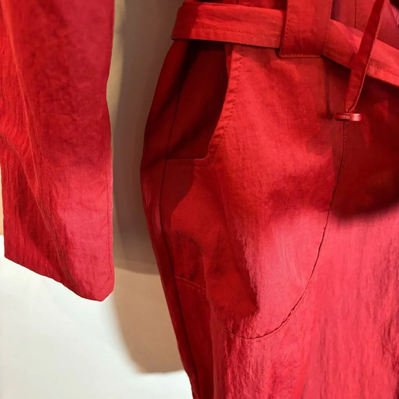 VIVIAN SHYU Sz M (estimated) High Collar with Drawstrings Lined Rain Jackets - Picture 3 of 7